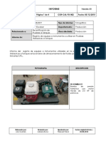 Registro de Equipos para Pruebas Hidraulicas A Tanques