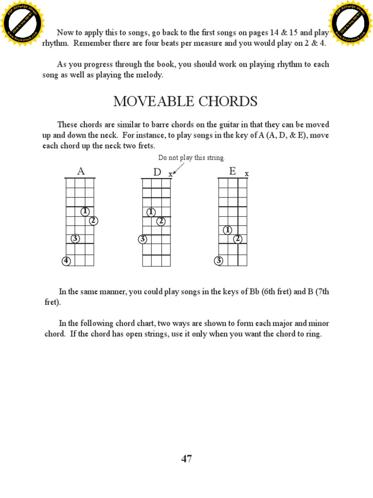 Moveable Chords: Do Not Play This String | PDF | Irish Musical ...