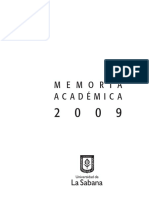 Memoria Academica 2009