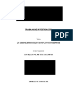 La Ciberguerra en Los Conflictos Moderno