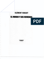 Clement Rosset - El Mundo y Sus Remedios