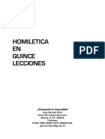 Homilética en 15 Lecciones