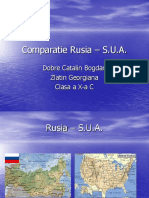 Comparatie Rusia S U A