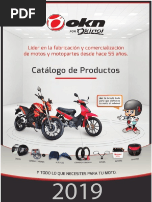 Catálogo de Repuestos Okinoi 2018 | PDF | Ingeniería mecánica