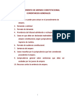 Procedimiento de Amparo Constitucional