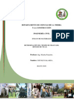 Informe Tiempo de Fraguado PDF