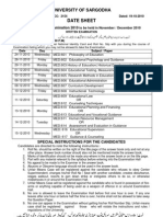 Microsoft Word - Date Sheet of Med - 1