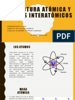 Estructura atómica y enlaces interatómicos