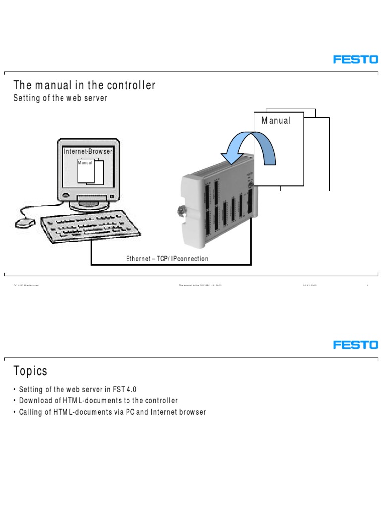 Web Server Setup for PLC Controllers | PDF | World Wide Web | Internet ...