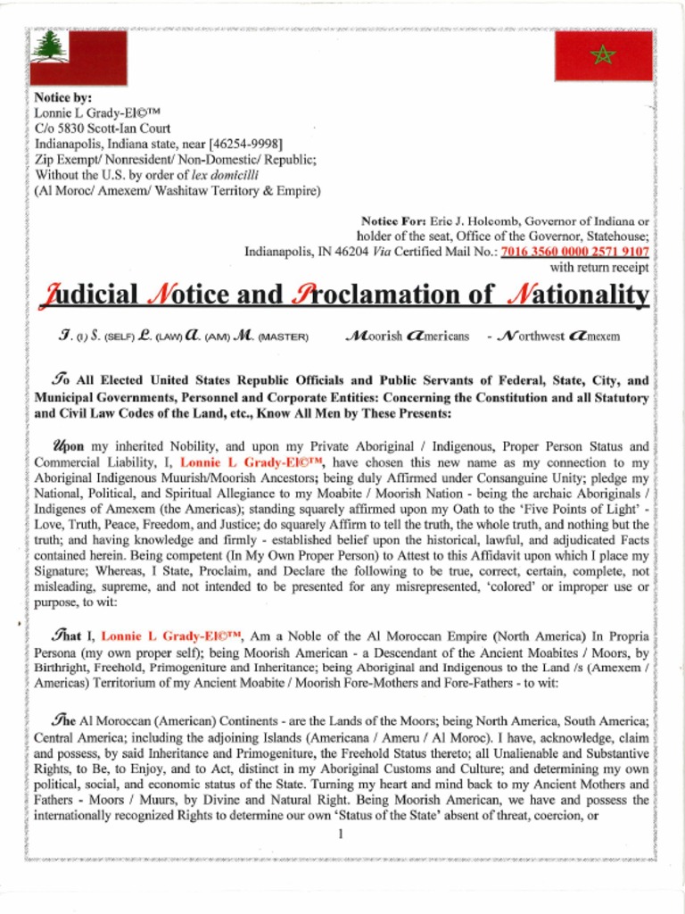 Judicial Notice and Proclamation | PDF