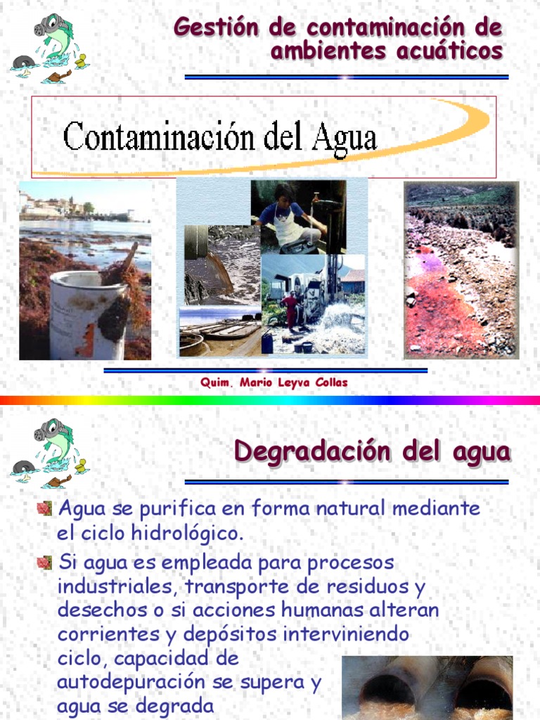 Gestión de Contaminación Acuática | PDF | La contaminación del agua ...
