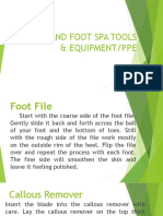 Hand and Foot Spa Tools & Equipment/Ppe
