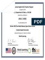 CBI MOOC Certificate Template PDF