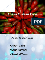 Aneka Olahan Cabe