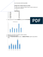 Instructions For Creating Figure 12.2: Column Chart On An Ipad