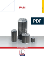 FAM Suction Filters Technical Specifications