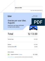 Gmail - Tu Viaje Del Martes Por La Mañana Con Uber