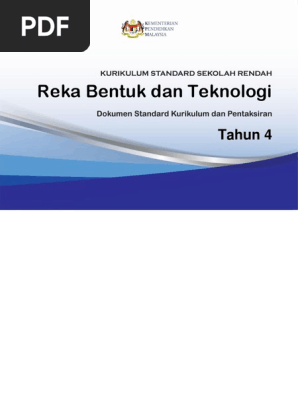 DSKP KSSR Semakan 2017 Reka Bentuk Dan Teknologi Tahun 4  PDF