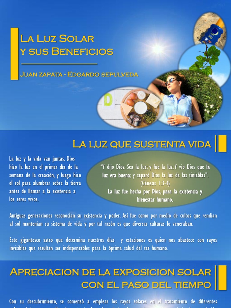 Exposición a la luz solar: 11 beneficios fundamentales para el