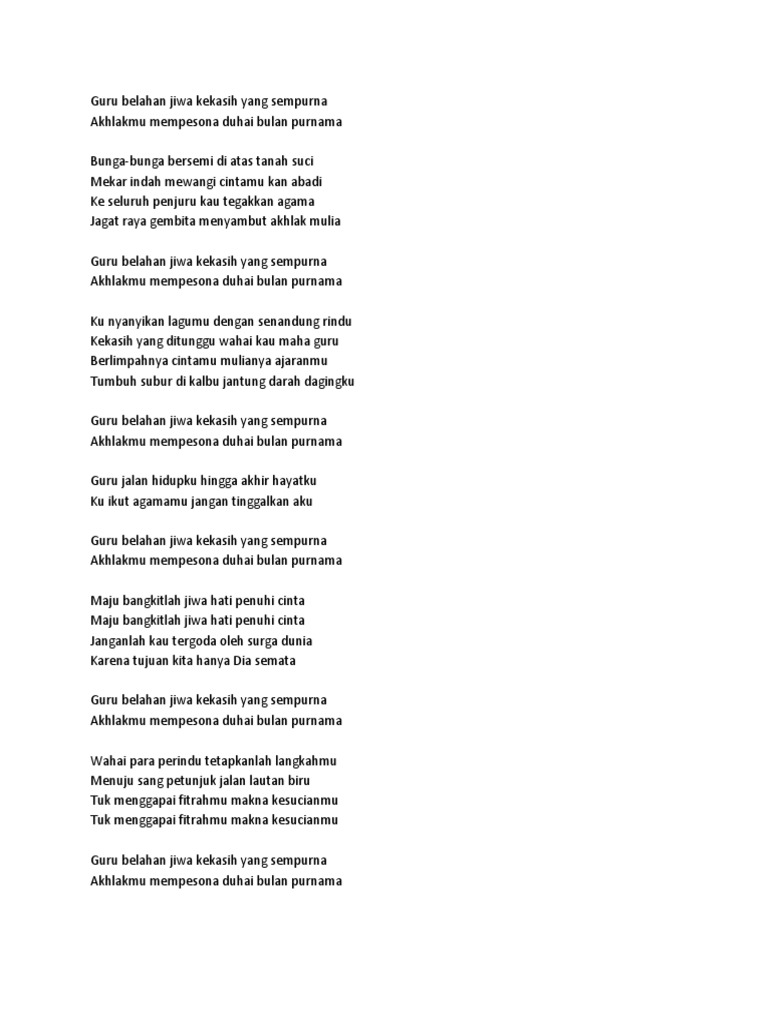 Guru Belahan Jiwa Kekasih Yang Sempurna