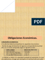 Obligaciones Económicas Diferentes Concesionarios.