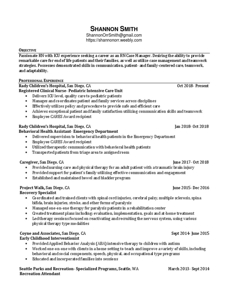 Weebly Resume Physical Therapy Emergency Department