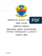 Kertas Kerja Bengkel Kbat Matematik 2019