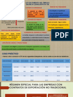 Régimen Especial para Las Empresas Con Contratos de