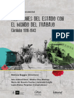 Relaciones Del Estado Con El Mundo Del Trabajo Cordoba 1910-1943 PDF