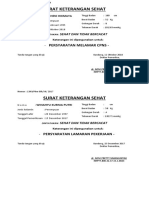 Surat Keterangan Sehat