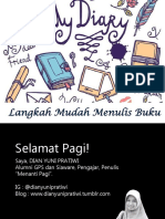 Langkah Menulis Buku