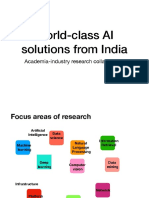World-Class AI Solutions From India: Academia-Industry Research Collaboration
