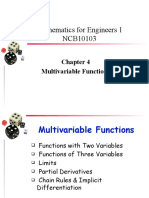Chapter 4 Multivariable Functions