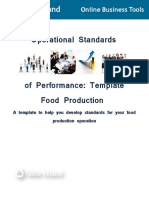SOP For TEMPLATE PRODUCTION