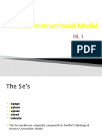 The 5e Instructional Model