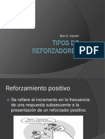 Tipos de Reforzadores