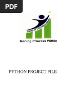 Computer Project Class XI PYTHON | PDF | Computing | Foods