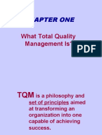 Chapter One: What Total Quality Management Is?