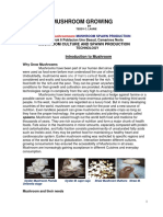 Mushroom Growing: Mushroom Culture and Spawn Production