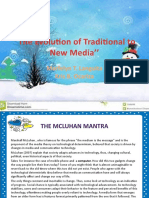 The Evolution of Traditional Media To New Media