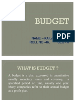 Budget