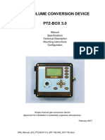 Gas-Volume Conversion Device PTZ-BOX 3.0: Manual Specifications Technical Description Mounting Instructions Configuration