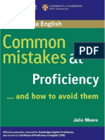 Common Mistakes at Proficiency