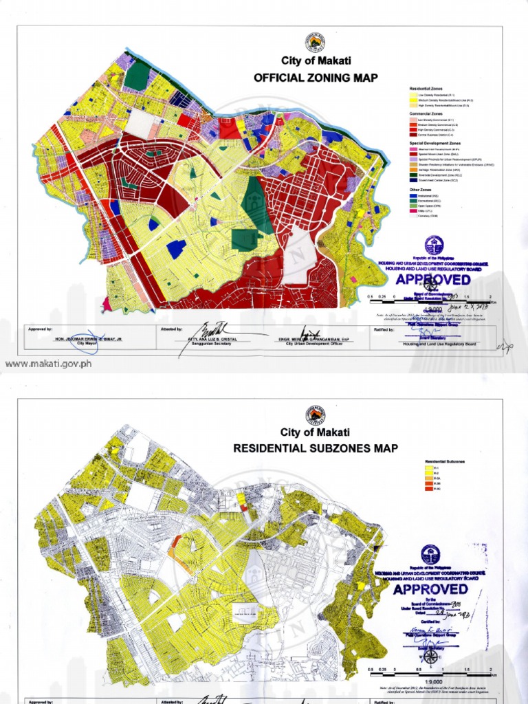 Makati Zoning Maps PDF PDF