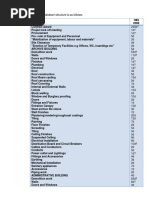 Sequence of Work in Building Construction | PDF | Concrete | Wall