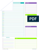 Free Personalized Daily Planner PDF Format PDF