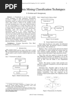 Review of Data Mining Classification Techniques