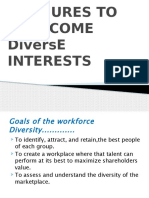 112. Measures to Overcome Diverse Interests