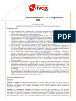 Bolivia - Decreto Supremo #535, 2 de Junio de 2010 PDF