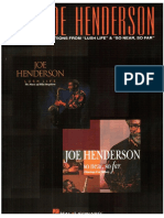Artist Transcriptions - Joe Henderson